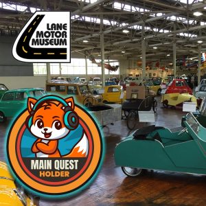 Lane Motor Museum Main Quest - Quest Holder (ages 8-16) - $99